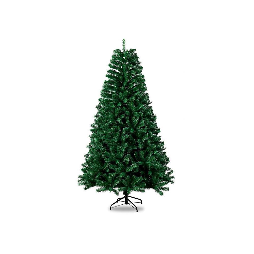 Künstlicher Weihnachtsbaum, Grüne Tanne mit Metallständer, 120 bis 210 cm